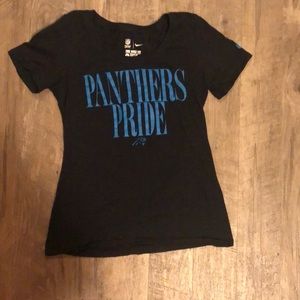 Black Nike Carolina Panthers Shirt